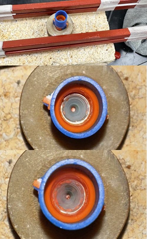 Heat Staking Square-wire Spring in a Wire Nut