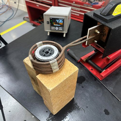 Shrink Fitting a Water Pump Shaft