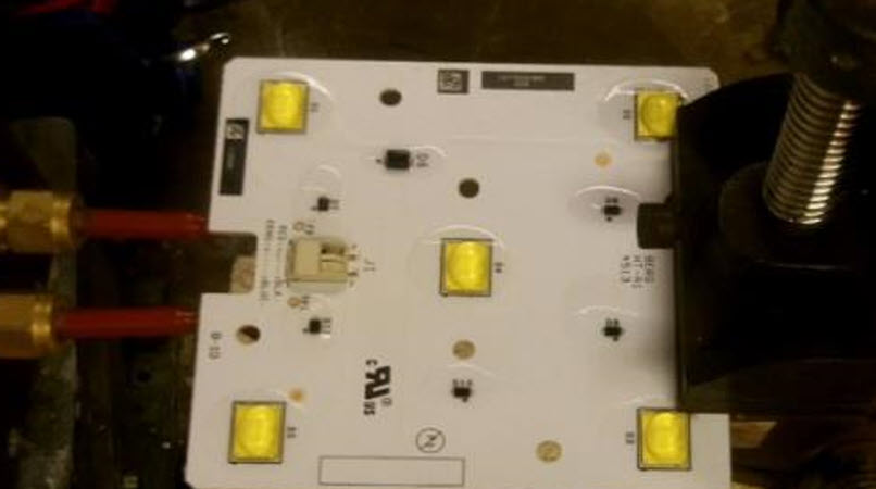 Heating an Aluminum-backed Circuit Board to Reflow Solder